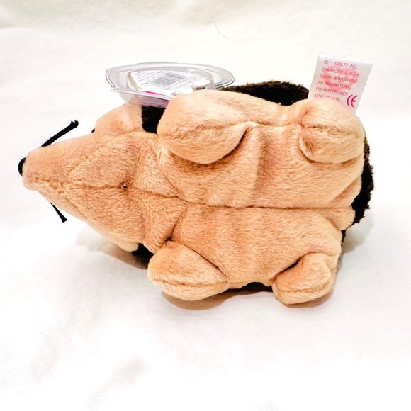Ty PRICKLES Beanie Baby Hedgehog - Picture 7 of 12